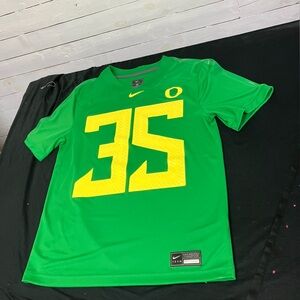 Nike Oregon Ducks #35 Green & Yellow Football Jersey new without tags